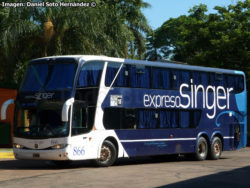 Marcopolo Paradiso G6 1800DD / Mercedes Benz O-500RSD-2036 / Expreso Singer (Argentina)