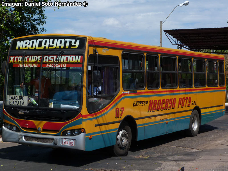 Induscar Caio Apache S21 / Mercedes Benz OF-1417 / Empresa Mbocaya Poty S.R.L. (Paraguay)
