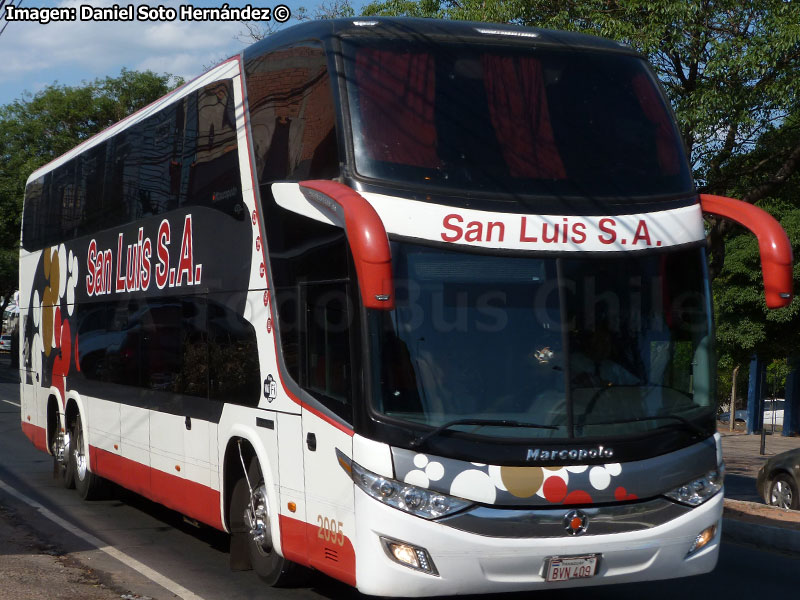 Marcopolo Paradiso G7 1800DD / Mercedes Benz O-500RSD-2436 / San Luis S.A. (Paraguay)