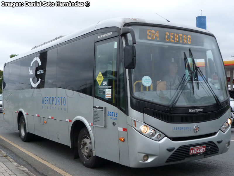 Marcopolo Senior Midi / Mercedes Benz OF-1218 / Línea N° E-64 Aeropuerto Internacional Afonso Pena - Curitiba Centro (Paraná - Brasil)