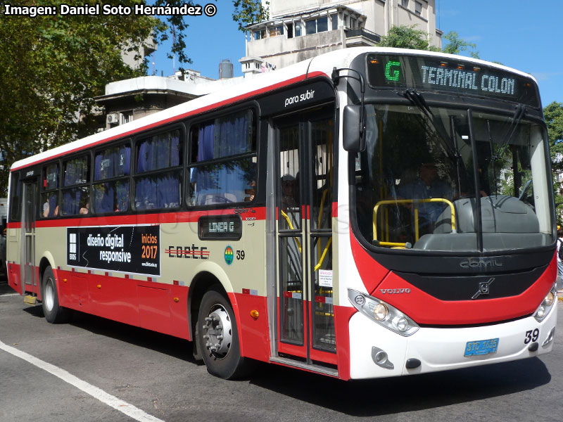 Comil Svelto / Volvo B-240R Euro5 / COETC Línea G Terminal Colón - Buceo STM Montevideo (Uruguay)