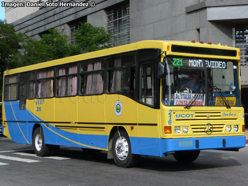 Busscar Inter Bus / Mercedes Benz OF-1318 / UCOT Línea N° 221 El Pinar - Terminal Río Branco STM Montevideo (Uruguay)