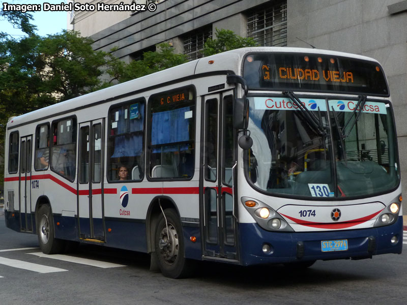 Marcopolo Gran Viale / Mercedes Benz OH-1618L-SB / CUTCSA Línea G Terminal Colón - Ciudad Vieja STM Montevideo (Uruguay)