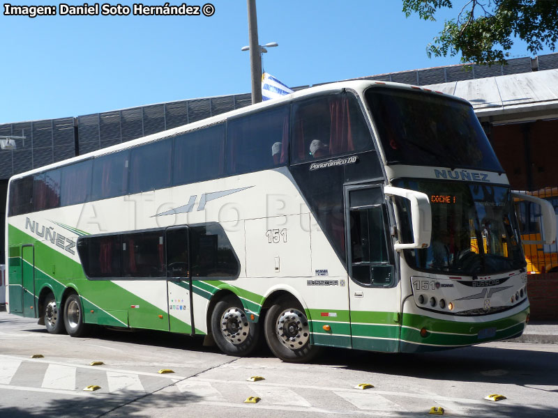 Busscar Panorâmico DD / Scania K-420 8x2 / Empresa Núñez (Uruguay)