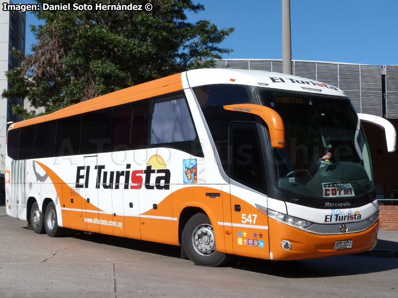 Marcopolo Paradiso G7 1200 / Mercedes Benz O-500RSD-2436 / El Turista (Uruguay)