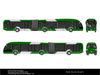 Imagen Nº 6.000 A Todo Bus Chile | Inrecar Piscis / Mercedes Benz O-500UA-2836 / TranSantiago - Servicio Alimentador I-21 (Modelo Ficticio)