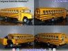 Miniatura Siku 1:55 | Thomas / Freightliner / School Bus Estados Unidos
