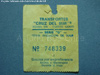 Ticket de Equipaje Cruz del Sur (1990)