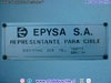 Placa Corporativa EPYSA S.A. 1992 | Representante de Marcopolo en Chile