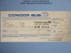 Boleto de oficina Cóndor Bus (11-08-2000)
