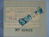 Boleto Adulto Buses Transtar Ltda. (Temuco 15-01-1999)