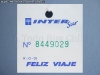 Ticket de Equipaje Inter Sur (2012) Ticket de Equipaje Inter Sur (2012)