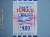 Boleto Adulto Línea Nº 7 Temuco (2014)