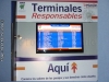 Panel Informativo Terminal de Buses San Borja (Santiago)