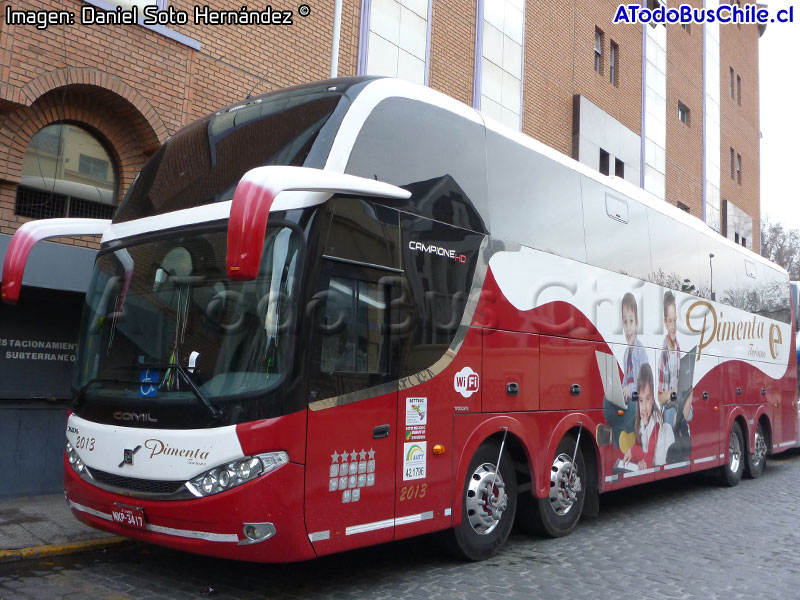 Comil Campione HD / Volvo B-450R 8x2 Euro5 / Pimenta Turismo (Santa Catarina - Brasil)