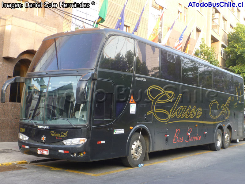 Marcopolo Paradiso G6 1550LD / Mercedes Benz O-500RSD-2036 / Classe A Bus Service (Río Grande do Sul - Brasil)