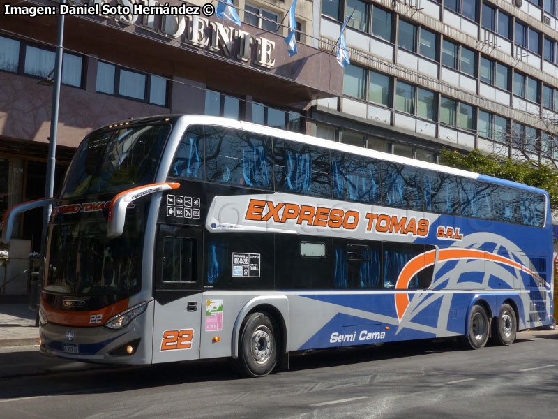 Metalsur Starbus 3 DP / Volvo B-450R Euro5 / Expreso Tomás S.R.L. (Argentina)