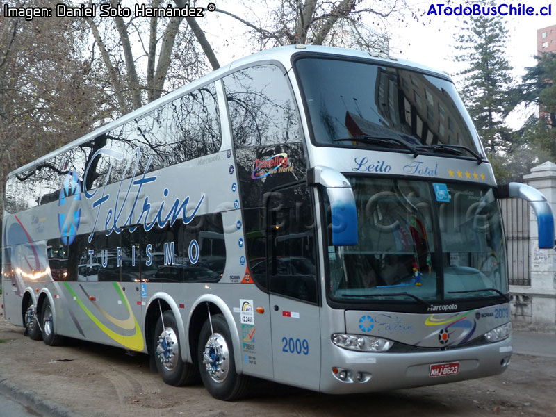 Marcopolo Paradiso G6 1800DD / Scania K-420 8x2 / Feltrin Turismo (Santa Catarina - Brasil)