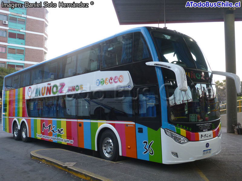Metalsur Starbus 3 DP / Scania K-400B eev5 / Turismo Muñoz Hnos. (Argentina)