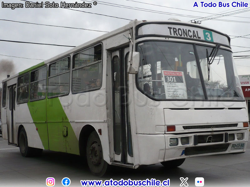 Ciferal GLS Bus / Mercedes Benz OH-1420 / Servicio Troncal 301