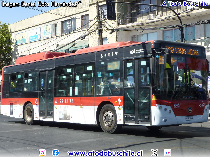 Foton E-Bus U-12 SC / Servicio Alimentador F-29