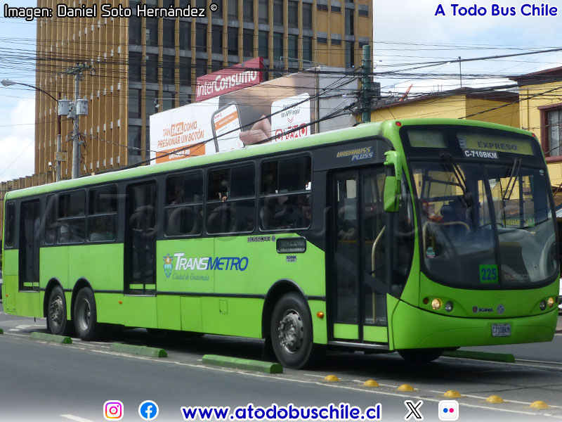 Busscar Urbanuss Pluss / Scania K-270 / Línea N° 13 TransMetro Ciudad de Guatemala