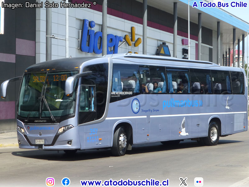 Busscar Vissta Buss 340 / Scania K-360B eev5 / Pullman Bus Costa Central S.A.