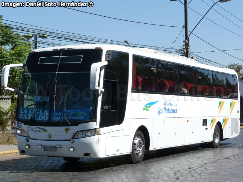 Busscar Vissta Buss LO / Scania K-340 / Buses Los Halcones