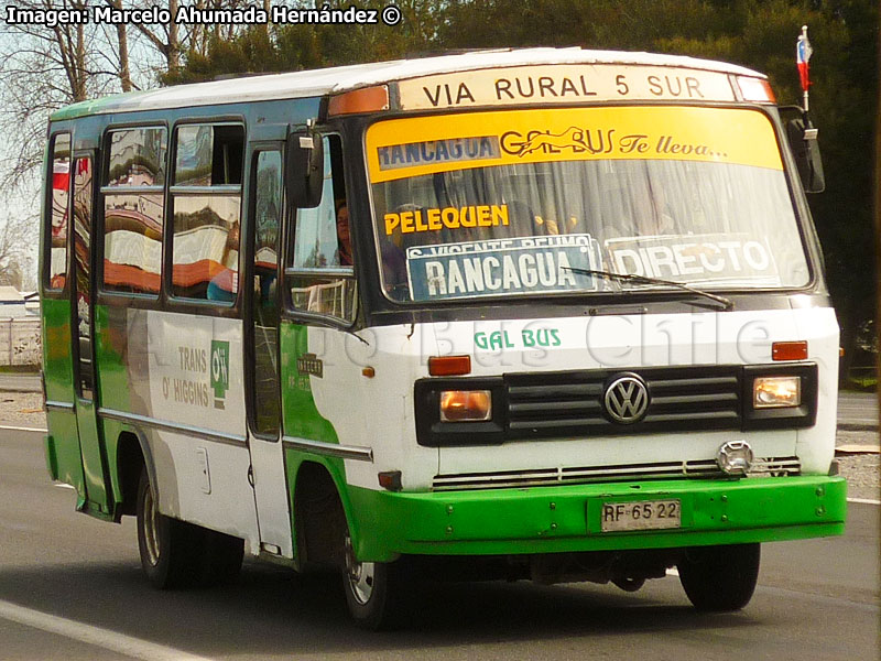 Inrecar / Volkswagen 8-140OD / Línea 6.000 Vía Rural 5 Sur (Gal Bus) Trans O'Higgins