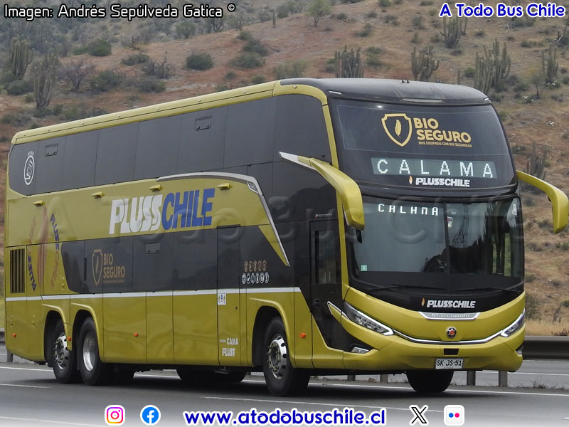 Marcopolo Paradiso G8 1800DD / Volvo B-450R Euro5 / Pluss Chile