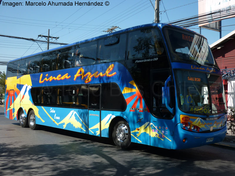 Busscar Panorâmico DD / Volvo B-12R / Línea Azul