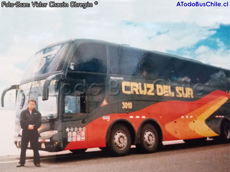 Conductor Cruz del Sur Perú Servicio Internacional Lima - Buenos Aires: Víctor Chacón Obregón