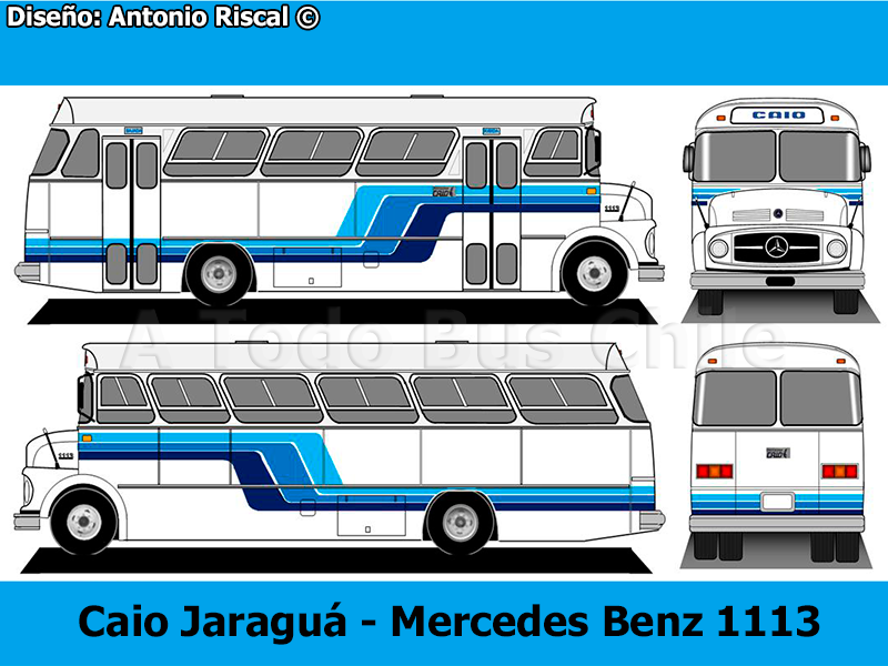 Caio Jaraguá / Mercedes Benz LO-1113 / Diseño: Antonio Riscal