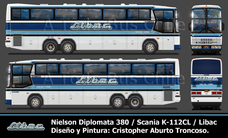 Nielson Diplomata 380 / Scania K-112CL / LIBAC - Línea de Buses Atacama Coquimbo