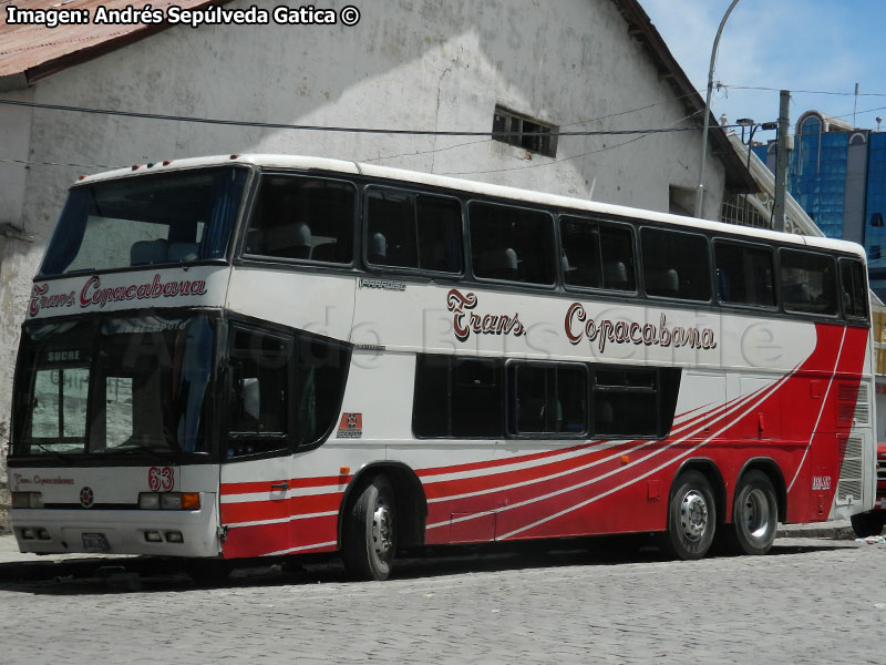 Marcopolo Paradiso GV 1800DD / Mercedes Benz O-400RSD / Trans Copacabana (Bolivia)