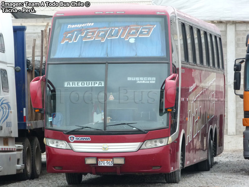 Busscar Jum Buss 400 / Scania K-380 / Transportes Arequipa (Perú)