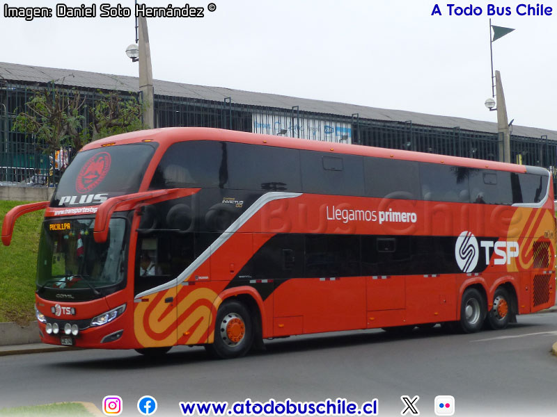 Comil Campione Invictus DD / Scania K-450CB eev5 / TSP - Transportes Sol Peruano (Perú)