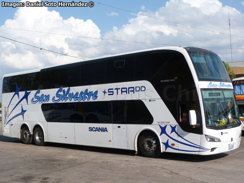 Busscar Busstar DD / Scania K-410B / San Silvestre (Bolivia)