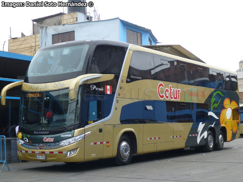 Marcopolo Paradiso G7 1800DD / Scania K-410B / Cetur (Perú)