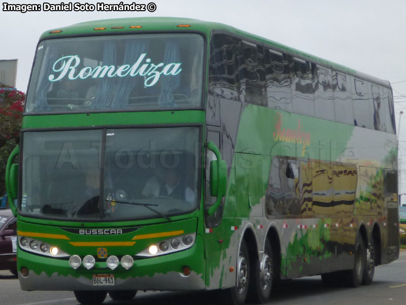 Busscar Panorâmico DD / Scania K-124IB 8x2 / Romeliza (Perú)