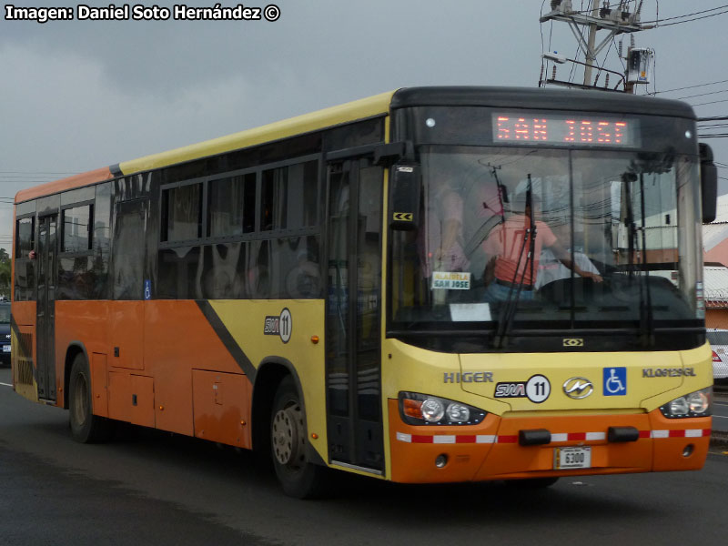 Higer Bus KLQ6129GL / Transportes Unidos de Alajuela S.A. TUASA (Costa Rica)
