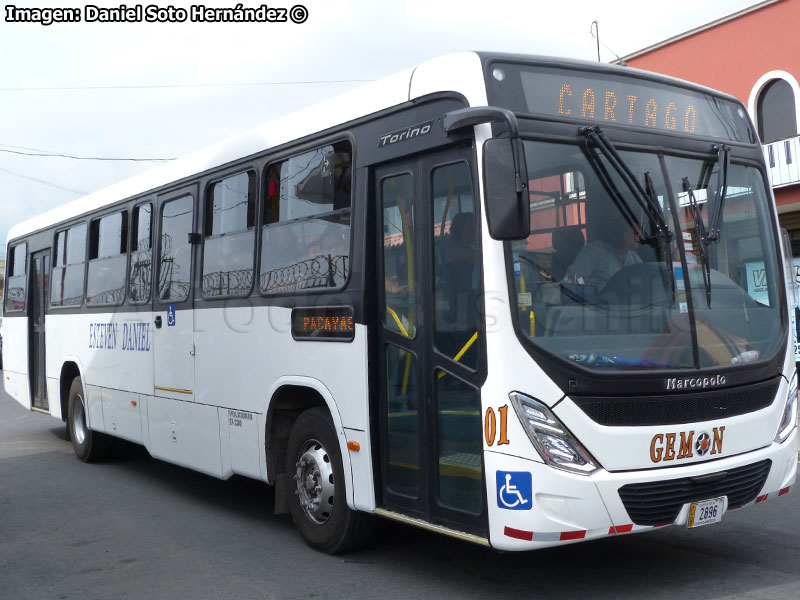 Marcopolo Torino / Volksbus 17-230EOD / Transportes Gemon de Cartago S.A. (Costa Rica)
