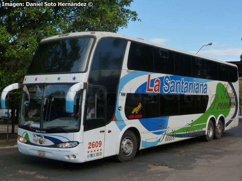 Marcopolo Paradiso G6 1800DD / Scania K-360 / La Santaniana S.A. (Paraguay)