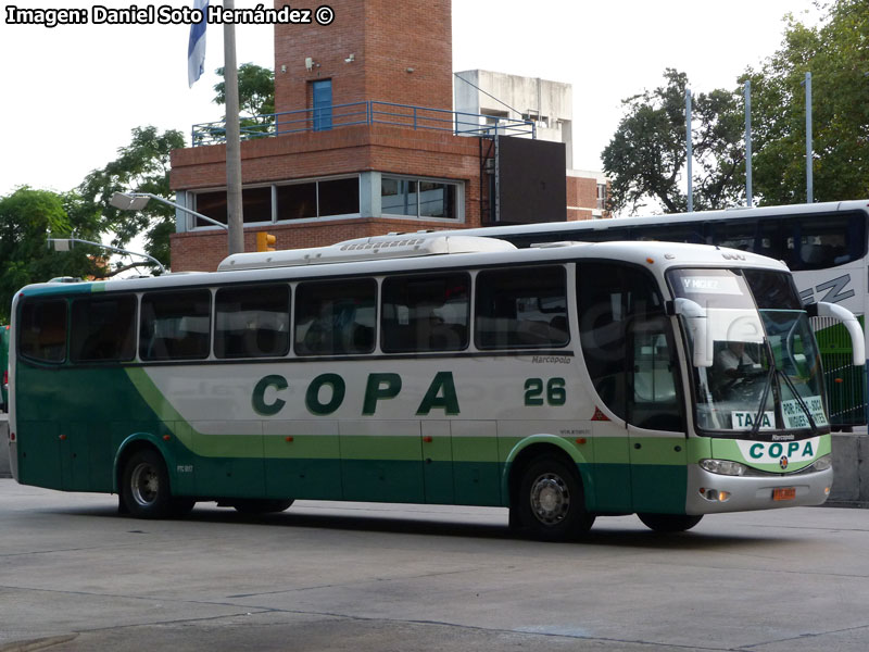 Marcopolo Viaggio G6 1050 / Volksbus 18-320EOT / Empresa COPA - Grupo COTAR (Uruguay)