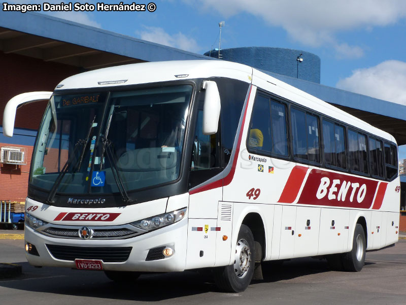 Marcopolo Viaggio G7 900 / Mercedes Benz OF-1724L BlueTec5 / Bento Transportes (Río Grande do Sul - Brasil)