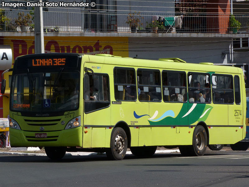 Mascarello Gran Via Midi / Volksbus 15-190EOD / Línea N° 325 Foz do Iguaçú (Paraná - Brasil)
