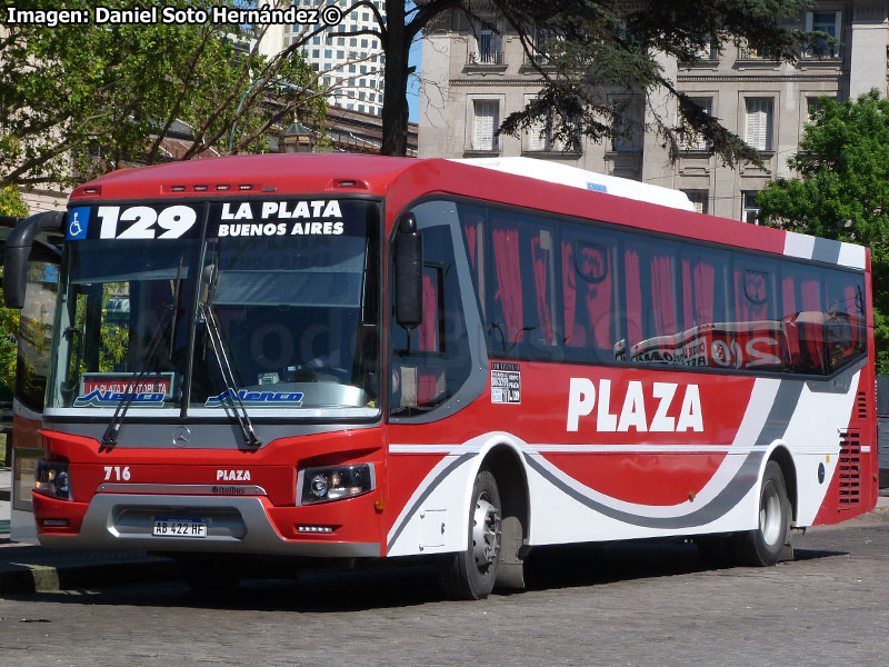 Italbus Bello / Mercedes Benz OH-1721L-SB BlueTec5 / Línea N° 129 Buenos Aires - La Plata (Argentina)