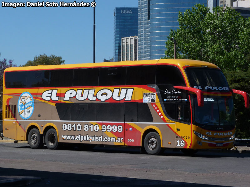 Comil Campione Invictus DD / Volvo B-450R Euro5 / El Pulqui S.R.L. (Argentina)