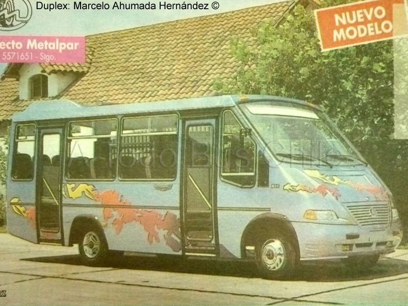 Recorte de prensa "Revista del Transporte" | Metalpar Pucará 2000 / Mercedes Benz LO-814