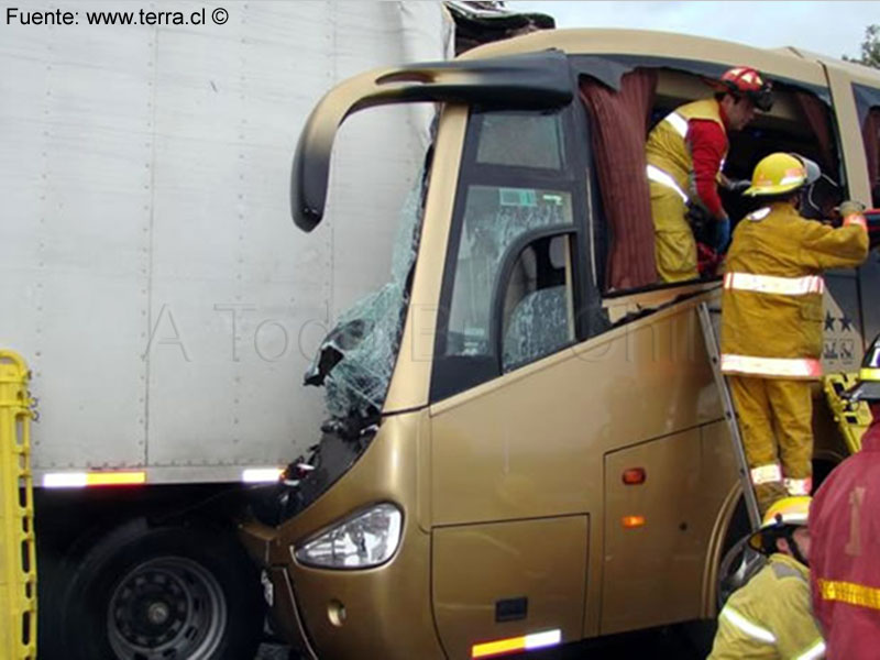 Accidente Km. 198 Ruta 5 Sur | Irizar Century III 3.70 / Volksbus 18-320EOT / Buses Villar